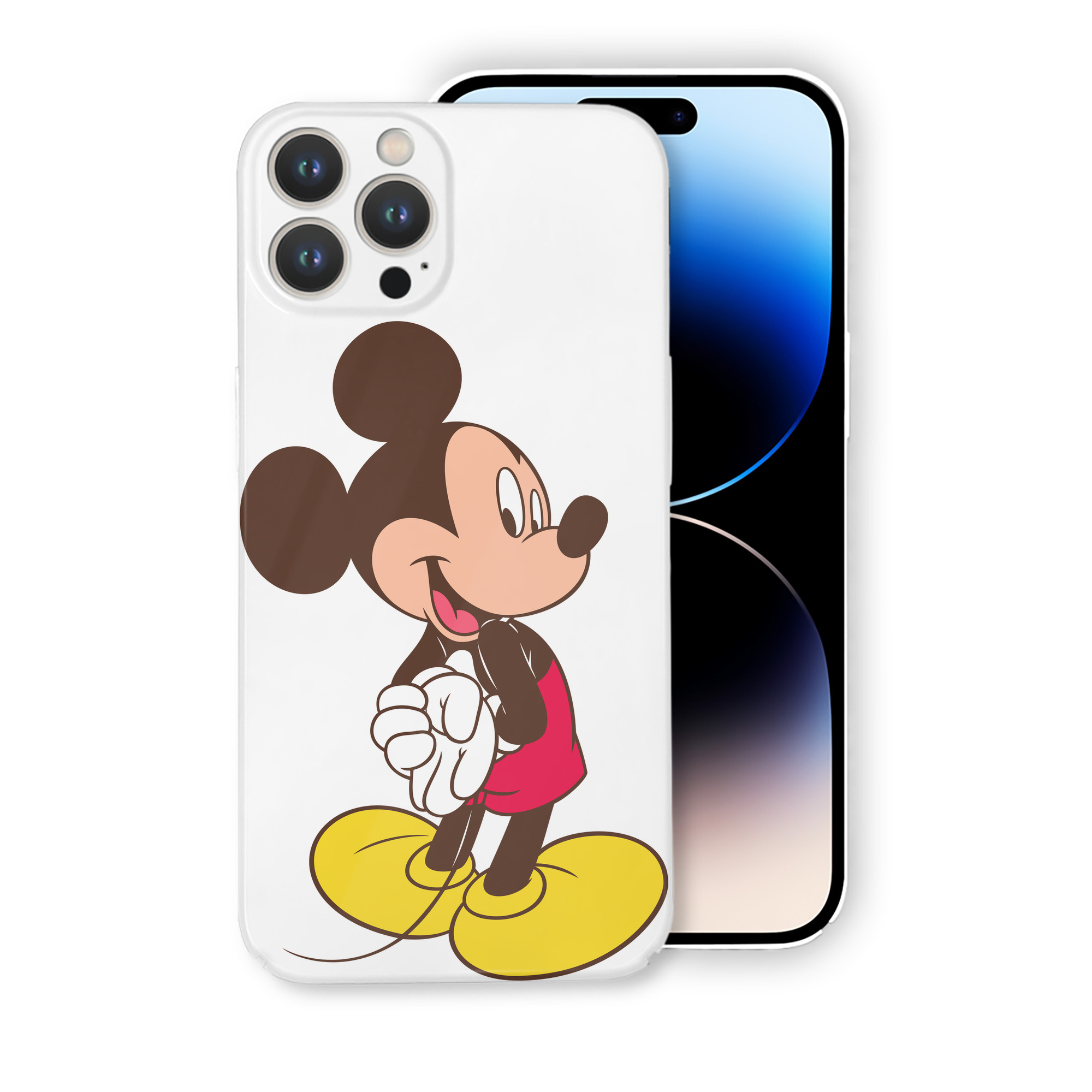（画像用） ミッキーマウス Mickey Mouse 【iPhone 14シリーズ対応】ハードケース